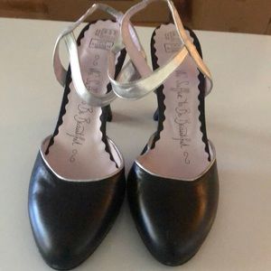 Lulu Guinness ankle strap heels